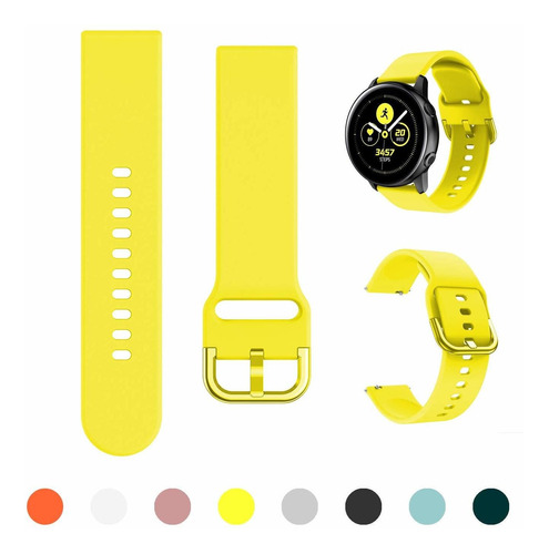 Malla Para Galaxy Watch Active/active2 40mm/44mm Amarillo