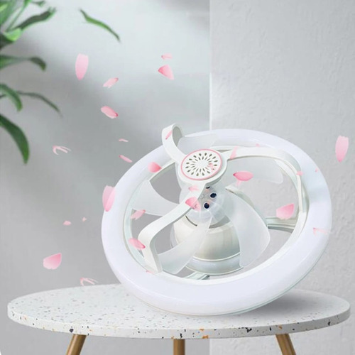 Ventilador Foco Lampara Led Rgb Socket 360° 50w Control