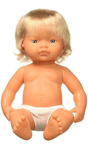 Miniland 15 Anatomically Correct Baby Doll Caucasian Girl