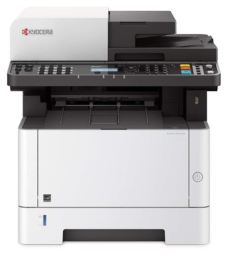 Imagen 1 de 4 de Impresora  multifunción Kyocera Ecosys M2135dn blanca y negra 120V
