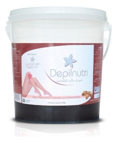 Cera De Depilação Depilnutri 500g - Chocolate Com Cravo