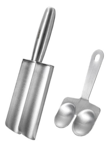 Dispensador De Albóndigas Para Cocina, Doble Tubo