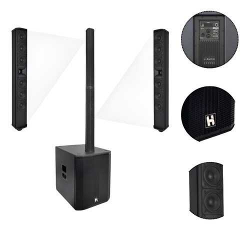 Sistema De Som H Audio Ultra 115