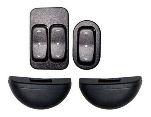 Imagem 2 de 4 de Kit Vidro Elétrico Tragial Gm Chevrolet Chevette Marajó Chev