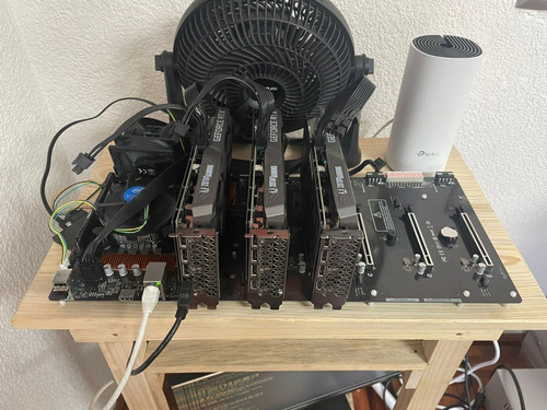 Mina Crypto Ethereum. 3 Rtx 3060. Remate