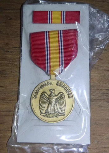 Medalla De La Defensa Nacional Americana. Original.