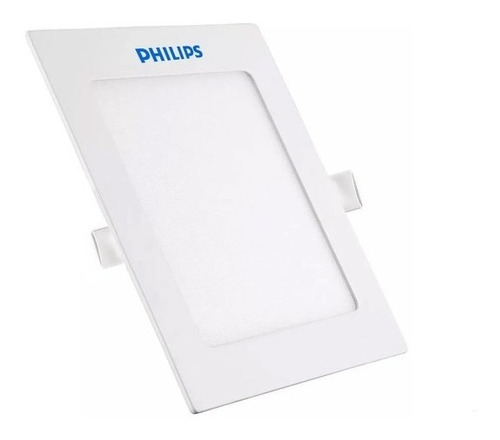 Plafón Panel Led Philips Cuadrado Embutir 24w Cálido / Frío