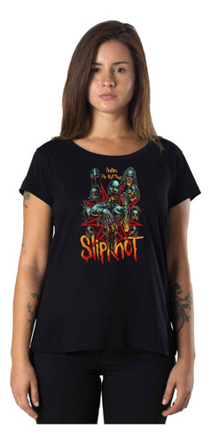 Remeras Mujer Slipknot Metal |de Hoy No Pasa| 7