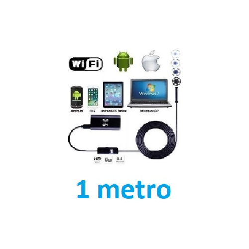 Mini Camara Endoscopica Wifi Android/win/mac Inspección 2mt