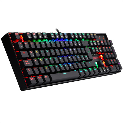 Teclado Redragon Mitra Mecanico Switch Blue Gaming K551rgb-1