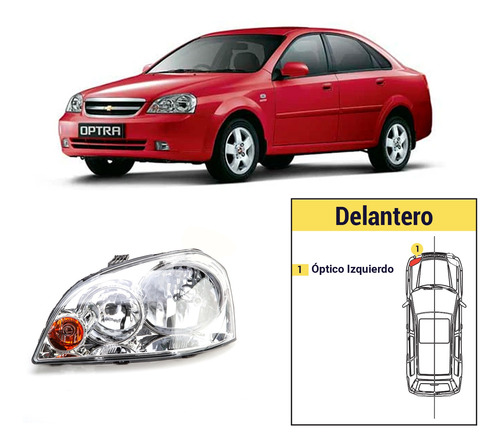 Óptico Izquierdo Chevrolet Optra 2004 - 2014