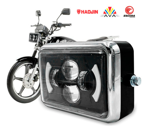 Faro Led Moto Premium Nueva Generación Md Jaguar Escuda