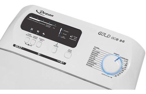 Imagen 4 de 10 de Lavarropas Drean Gold Blue 8.6 Eco 6 Kilos 800 Rpm - Cuotas