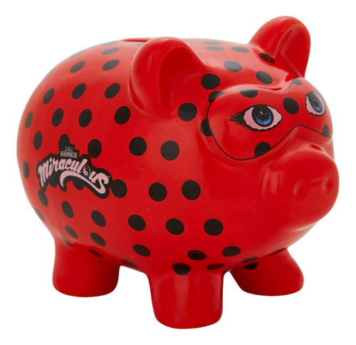 Miraculous Ladybug Piggy Bank For Girls - Alcancía De Cerámi