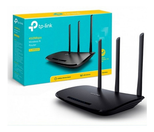 Imagen 1 de 4 de Router Wifi Repetidor Access Point 450mbps Tp-link Tl-wr940n