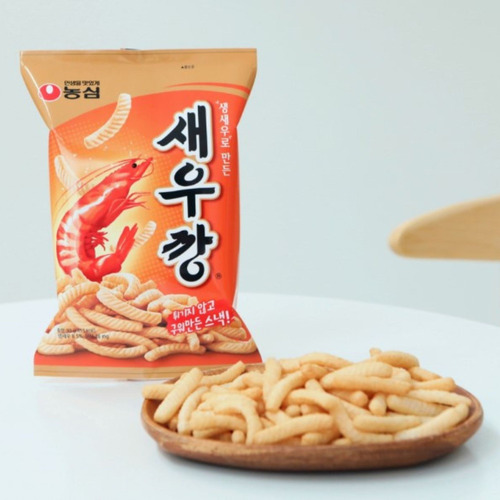 Botana Coreana Snack Sabor A Camaron 75g Crujiente