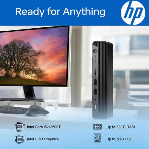 Desktop Hp Prodesk 400 G9 Mini Business Intel I5-13500t 16gb