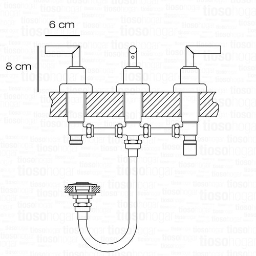 Griferia Bide Aqualaf Aukan Lever Cierre Ceramico Sin Intere