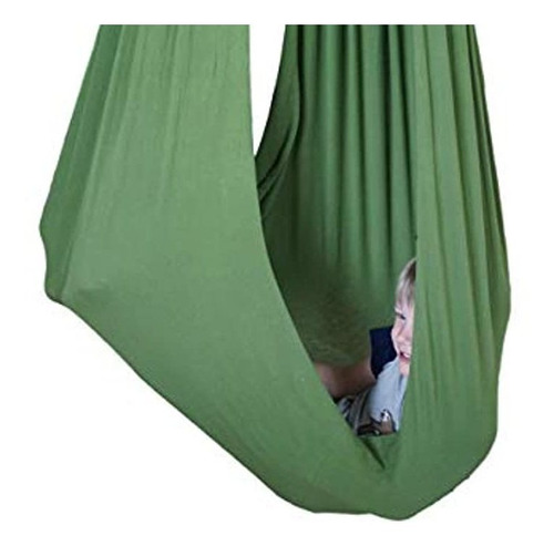 Hamaca Tipo Silla Colgante Para Terapia De Niños, Verde