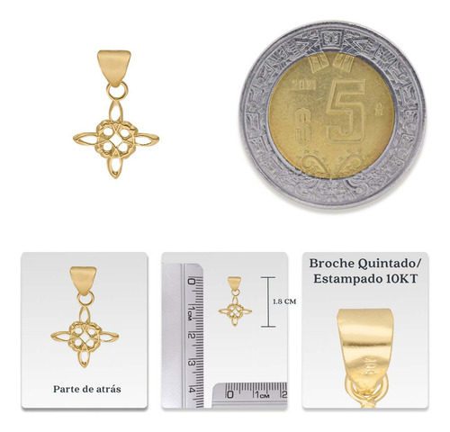 Dije Medalla Cadena Gargantilla Mujer Nudo Bruja Oro 10k Mujer Niña Niño Bebe Dije Oro Puro 10k Oro Dama Oro 10k Protección Collar Ojo Turco Gargantilla Oro Puro 10k Regalo Novia 10k Grano Cafe 45cm 1