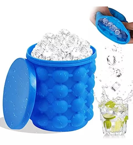 comprar Hielera Molde Para Hacer Hielos Silicon Cubeta