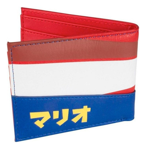 Billetera Mario Bros Cartera Mario Stars Con Diseño Liso Color Youth/juvy Boy De Tyvek - 12cm X 12cm X 3cm