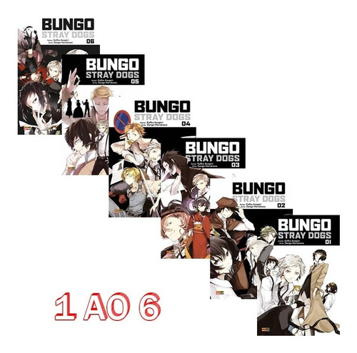 Bungo Stray Dogs 1 Ao 6! Mangá Panini! Novo E Lacrado