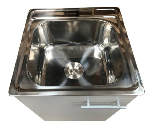 Imagen 2 de 4 de Mueble Lavadero Cocina 50 Cm Bacha Acero Inoxidable +