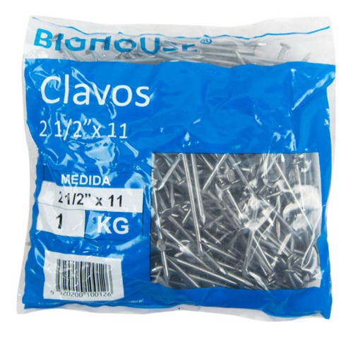 Clavos Corrientes 2 1/2 X Kilo Bighouse