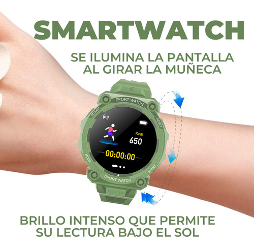 Reloj Ele-gate Fd68 Deportivo Impermeable 1.3 Bluetooth