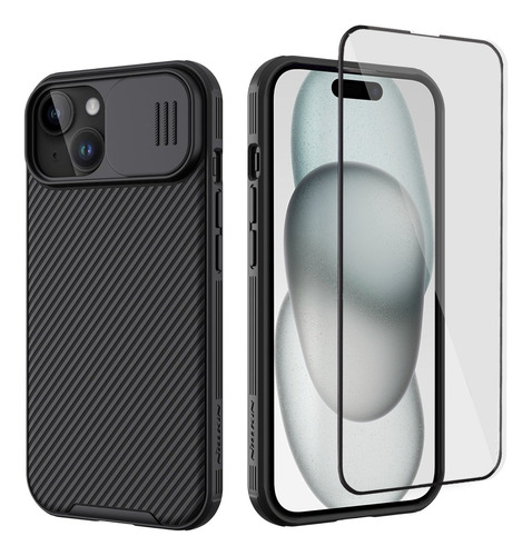 Case Nillkin Camshield Pro Para iPhone 15 Normal 6.1 + Mica