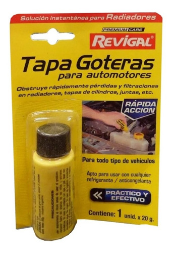 Tapa Goteras Rapida Accion Para Todo Tipo De Vehículos