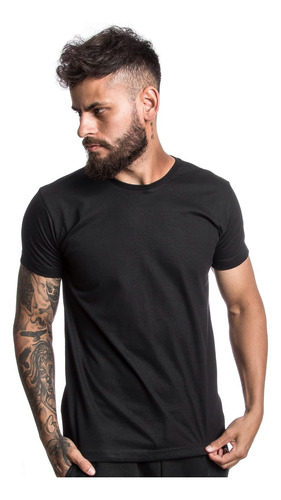 Camiseta Masculina Prado Shoes Algodão Liso