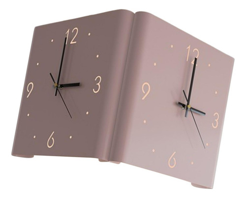 Reloj De Pared De Doble Cara Reloj Colgante Para Rosa Claro