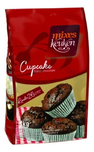 Mix Para Cupcakes Chocolate X1kg Lodiser