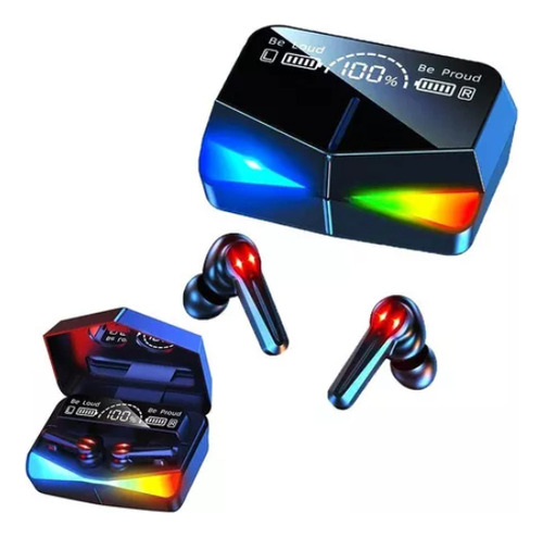 Auricular Inalambrico M28 - F10 Bluetooth Gamer Tws 5.3 Negro