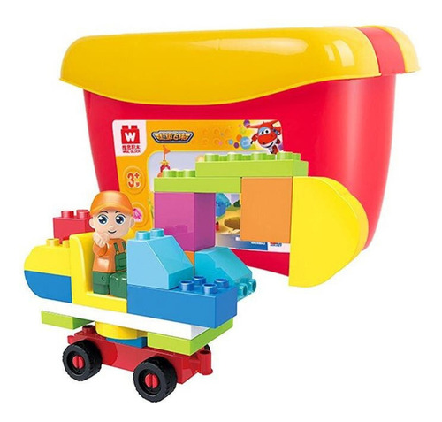Bloques Wise Block Juguetes Didacticos Construccion Niños Cantidad De Piezas 34