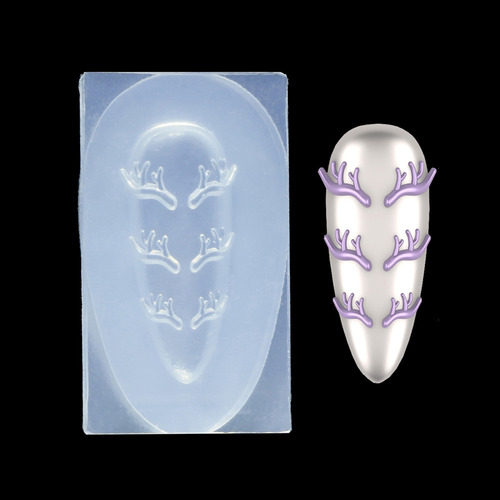 Molde De Silicona Para Decoración De Uñas Con Forma De Flor,