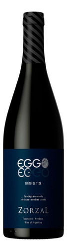 Vino Tinto Eggo Tinta De Tiza Malbec 2018 Zorzal 750ml