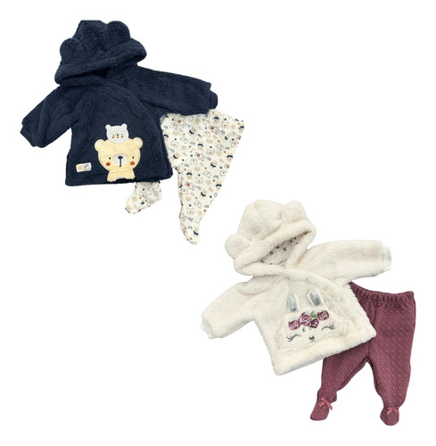 Set Invierno 2 Piezas Polerón Y Pantalón Niño/ Niña Tedmimak