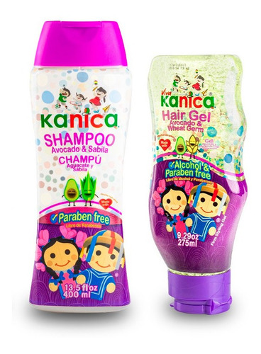 Gel Y Shampoo Para Niños Kanica Combo