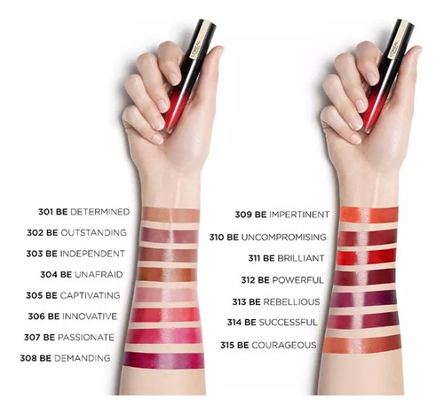 Labial Liquido Loreal Brilliant Signature Uncompromising