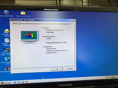 Computador Compaq Presario 5000 Antigo