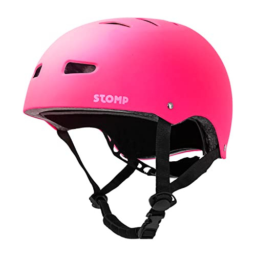 Stomp Skateboard Helmet - Removible Liners Ventilation Multi