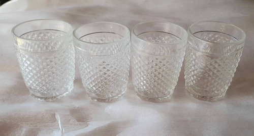 Conjunto 4 Copos Vidro 100ml Aperitivo Transparente