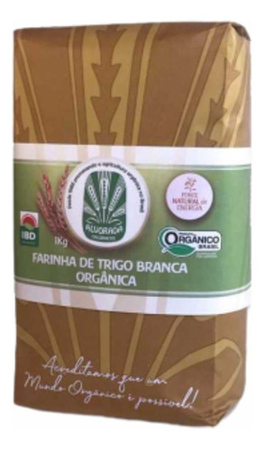 Kit 3x: Farinha De Trigo Branca Orgânica Alvorada 1kg