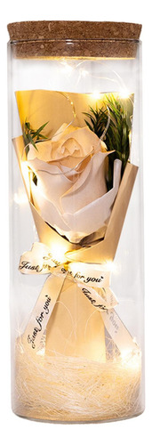 Flor De Rosa En Cristal, Regalo De Flor De Rosa Estilo C