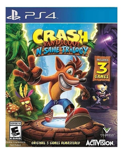 Crash Bandicoot: N. Sane Trilogy  Standard Edition Activision PS4 Digital