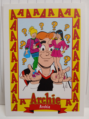 Estampa Tarjeta Archie Año 1992 # 7  A Handful , Skybox