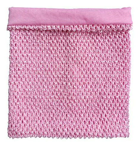 Top Tutú Crochet Rosa Bebé 12  Talla Grande